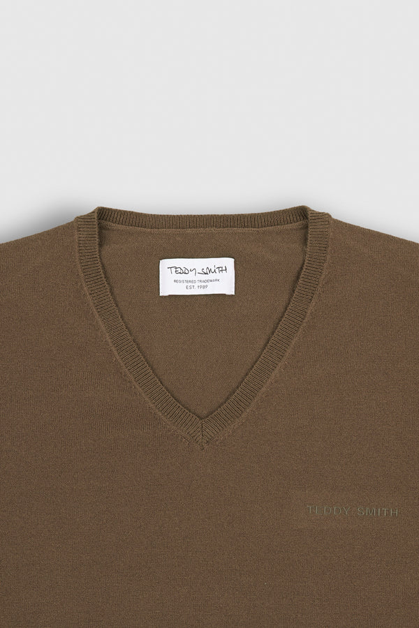 Teddy Smith Pull Col V P-MARCO CHATAIN