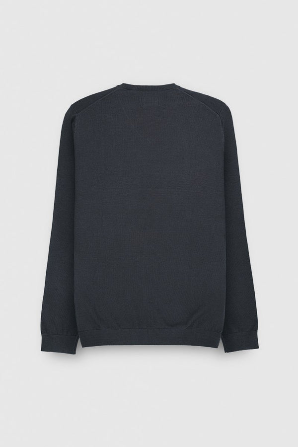 Teddy Smith Pull Col V P-MARCO DARK NAVY CHINE