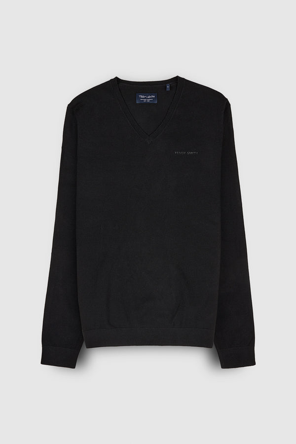 Teddy Smith Pull Col V P-MARCO NOIR