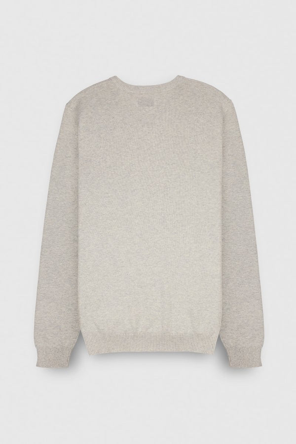 Teddy Smith Pull Col V PULSER 3 BLANC IVOIRE CHINE