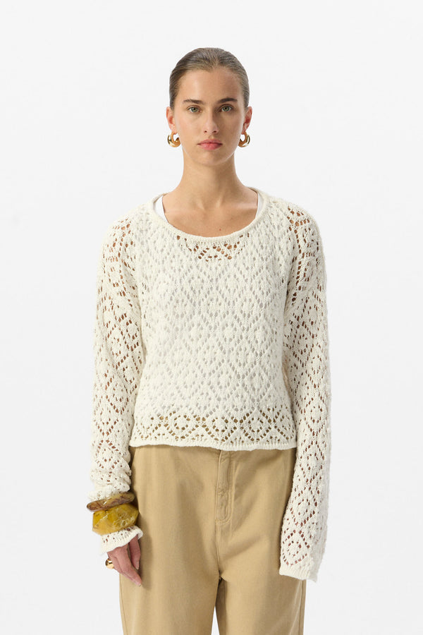 teddy smith Pull P-DARCY MIDDLE WHITE