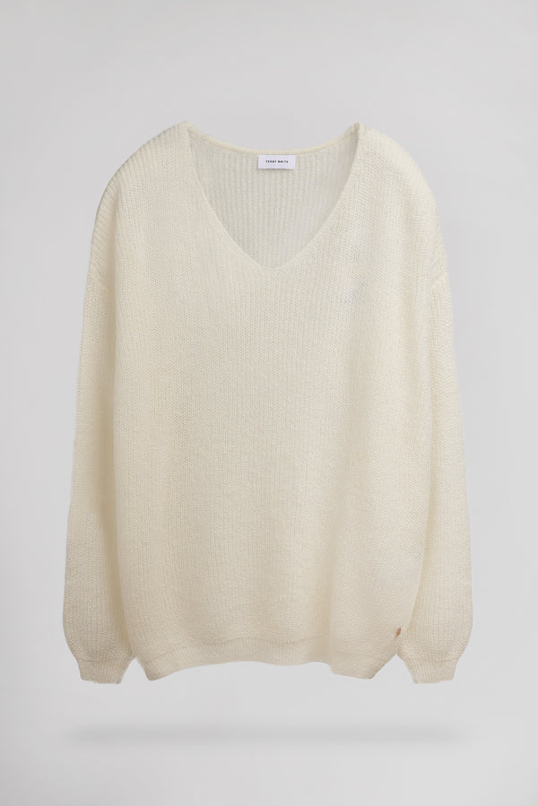 teddy smith Pull P-MAG MIDDLE WHITE