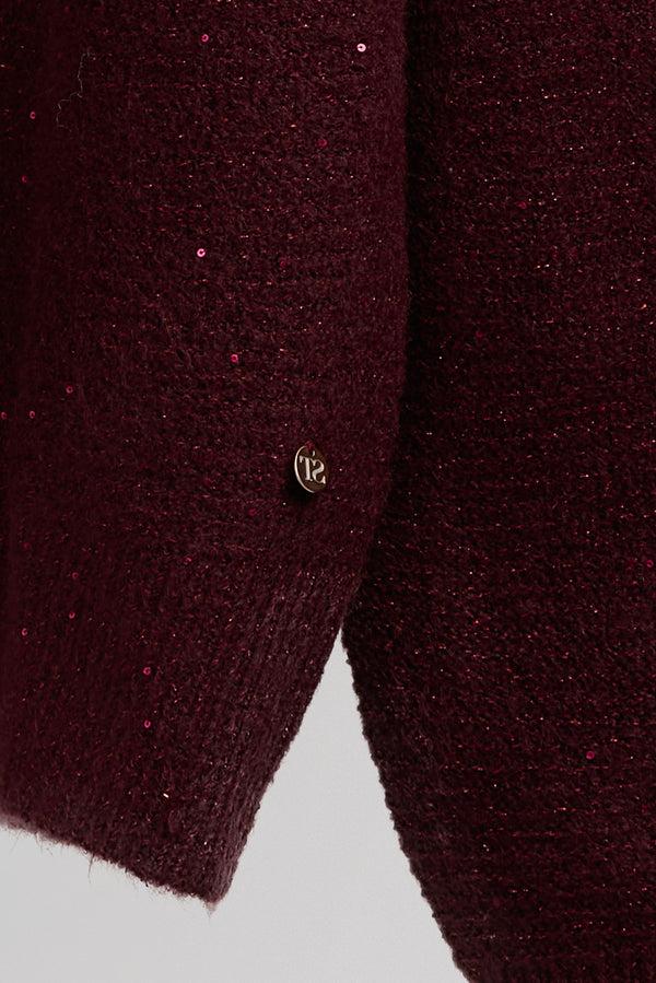 Teddy Smith Pull P-RACHEL BORDEAUX FONCE