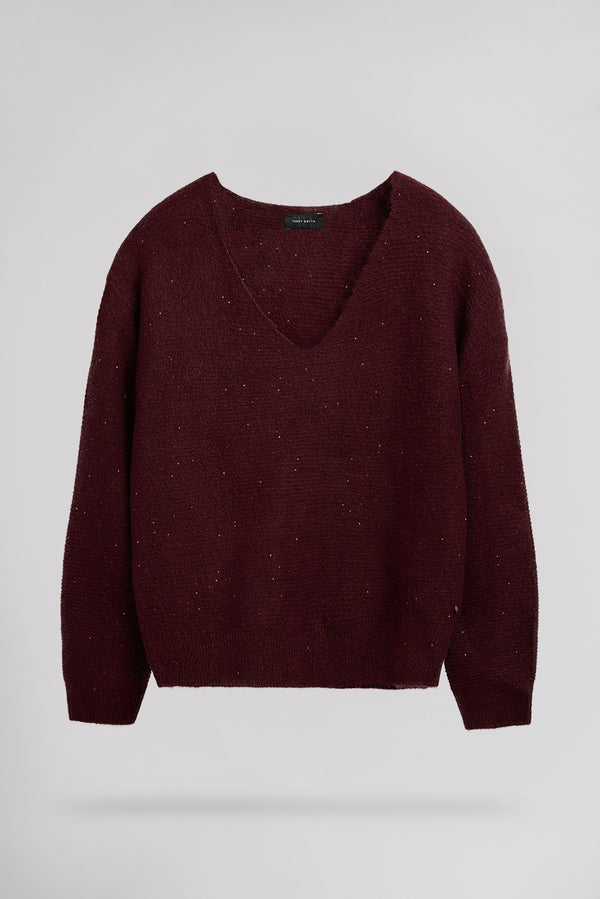 teddy smith Pull P-RACHEL BORDEAUX FONCE