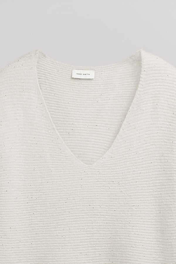 Teddy Smith Pull P-RACHEL MIDDLE WHITE