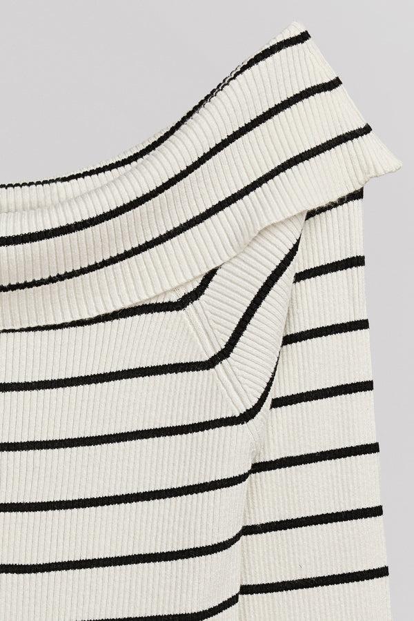 Teddy Smith Pull P-RYSIA MIDDLE WHITE/NOIR