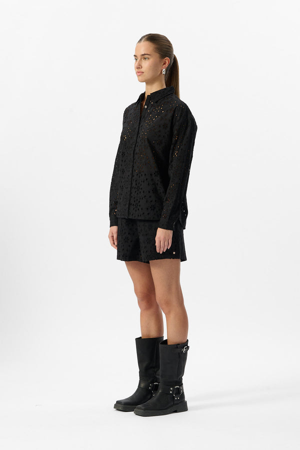 Teddy Smith Short S-FLORA NOIR