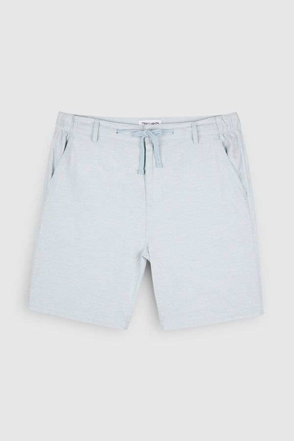 Teddy Smith Short S-LINEN CHINO S PASTEL BLUE
