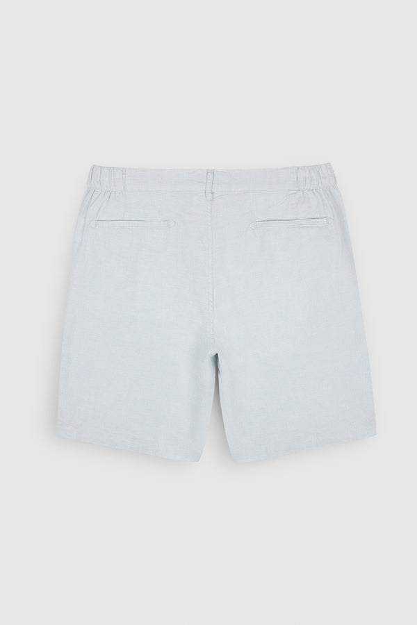 Teddy Smith Short S-LINEN CHINO S PASTEL BLUE