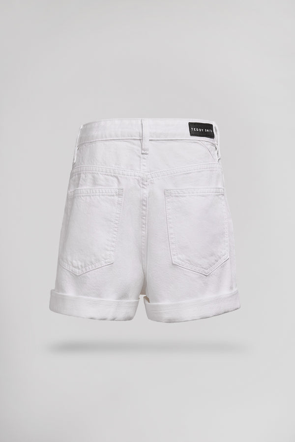 Teddy Smith Short S-LUCY SH JR BLANC
