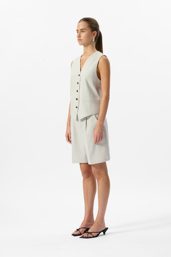 Teddy Smith Short S-MOOD SH WHITE MELANGE