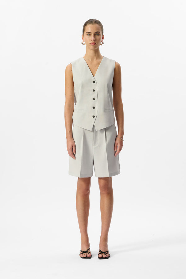 teddy smith Short S-MOOD SH WHITE MELANGE