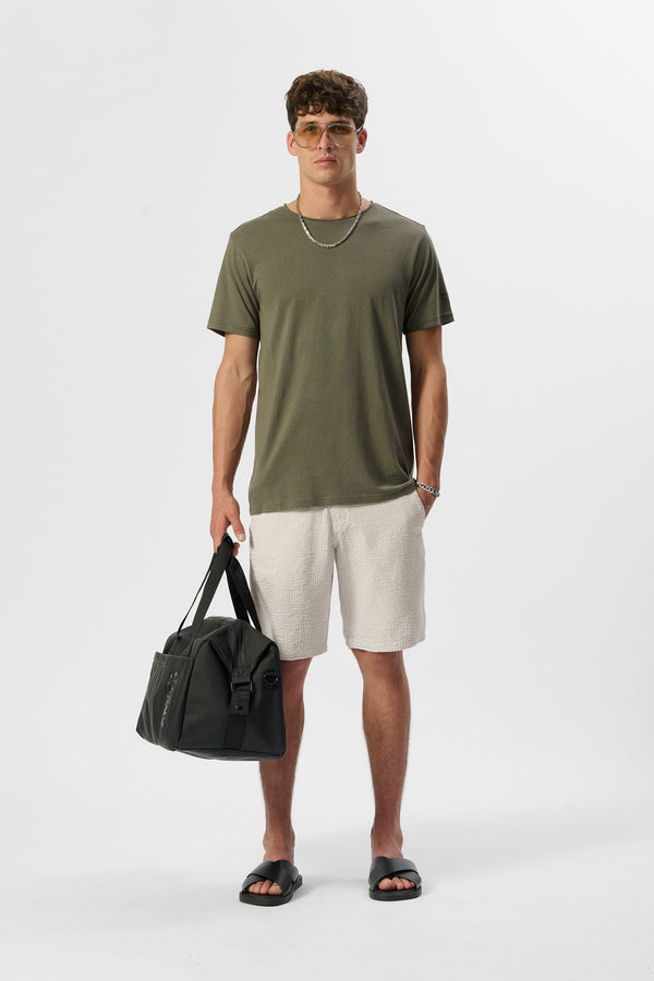 teddy smith Short STATON CHINO CREAM