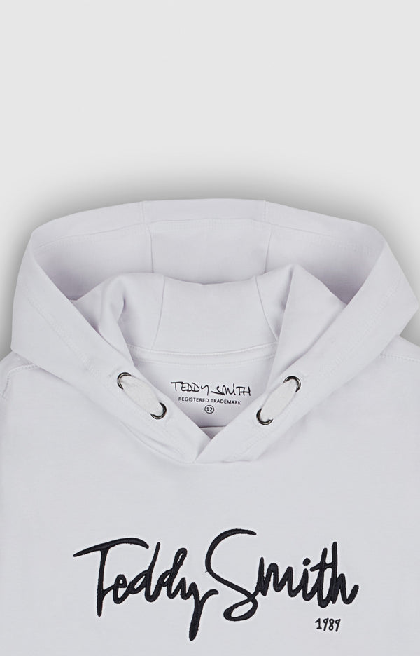 Teddy Smith Sweat à Capuche S-EVRY HOODY JR BLANC