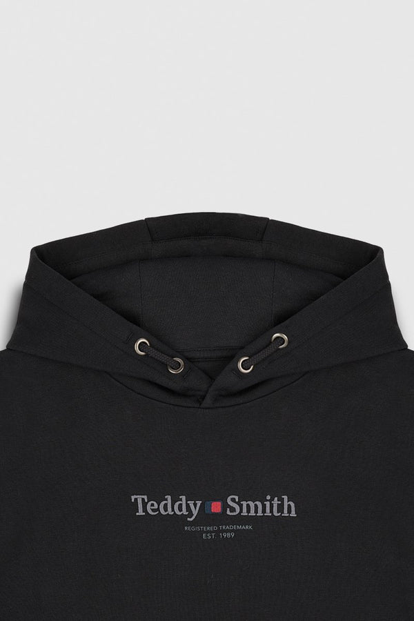 Teddy Smith Sweat à Capuche S-JIM HOODY JR CHARBON