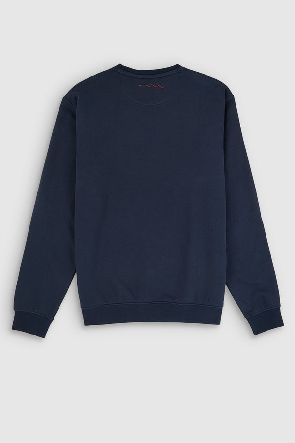 Teddy Smith Sweat Col Rond S-NARK RC TOTAL NAVY