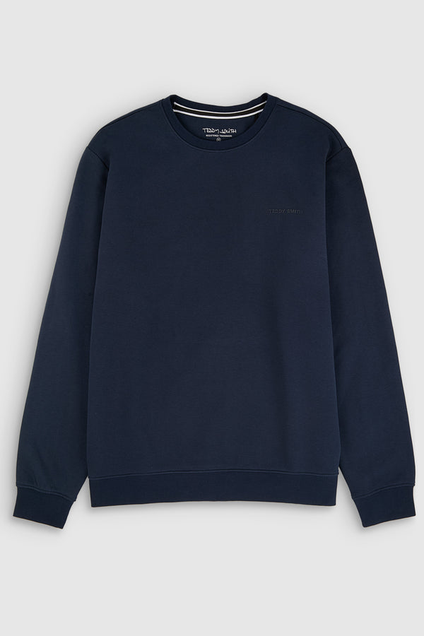teddy smith Sweat col rond S-NARK RC TOTAL NAVY