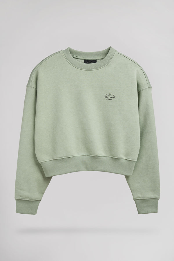teddy smith Sweat S-ANDREA JR ICEBERG GREEN