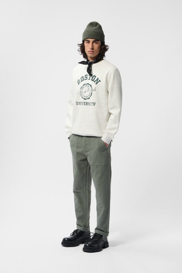 Teddy Smith Sweat S-BOSTON RC BLANC IVOIRE CHINE