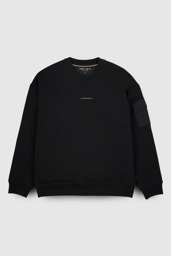 Teddy Smith Sweat S-CASPER RC CHARBON