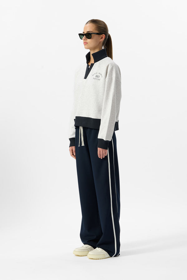 Teddy Smith Sweat S-DOLL WHITE MELANGE