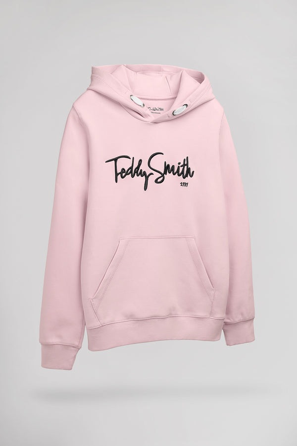 Teddy Smith Sweat S-EVRY HOODY JR PINK SHIRT