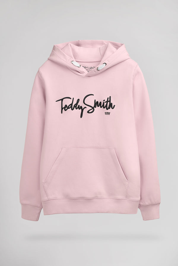 teddy smith Sweat S-EVRY HOODY JR PINK SHIRT