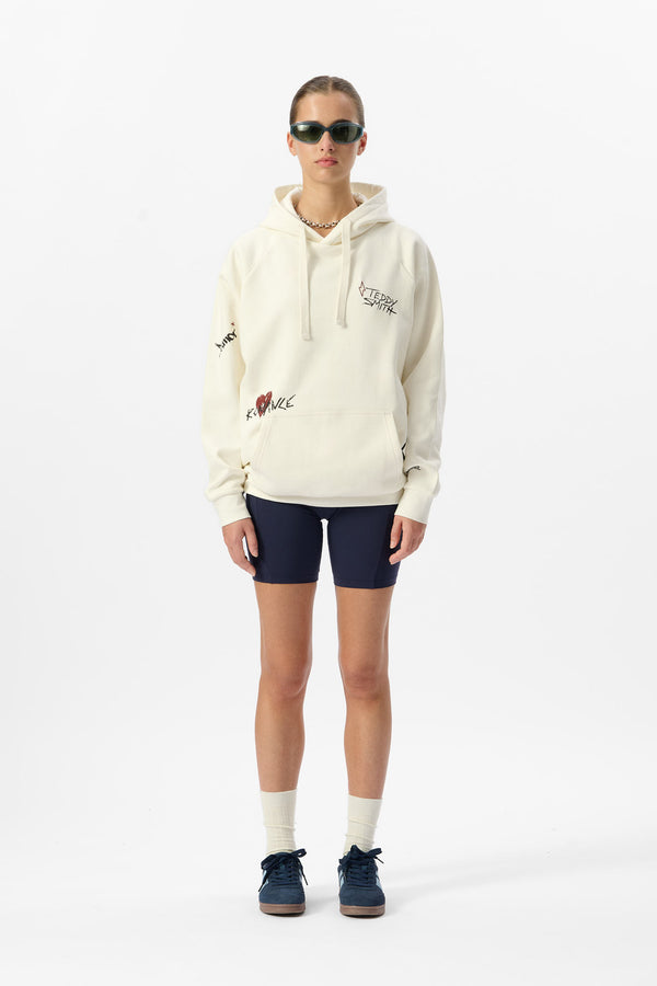 Teddy Smith Sweat S-FUN MIDDLE WHITE