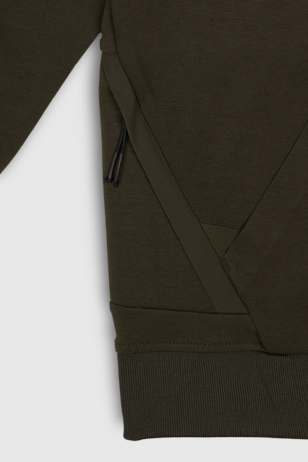 Teddy Smith Sweat S-HANKO HOODY RAVEN KAKI