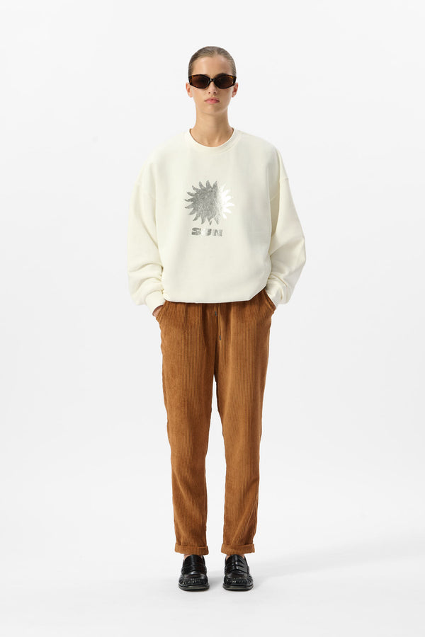 Teddy Smith Sweat S-JOYCE MIDDLE WHITE