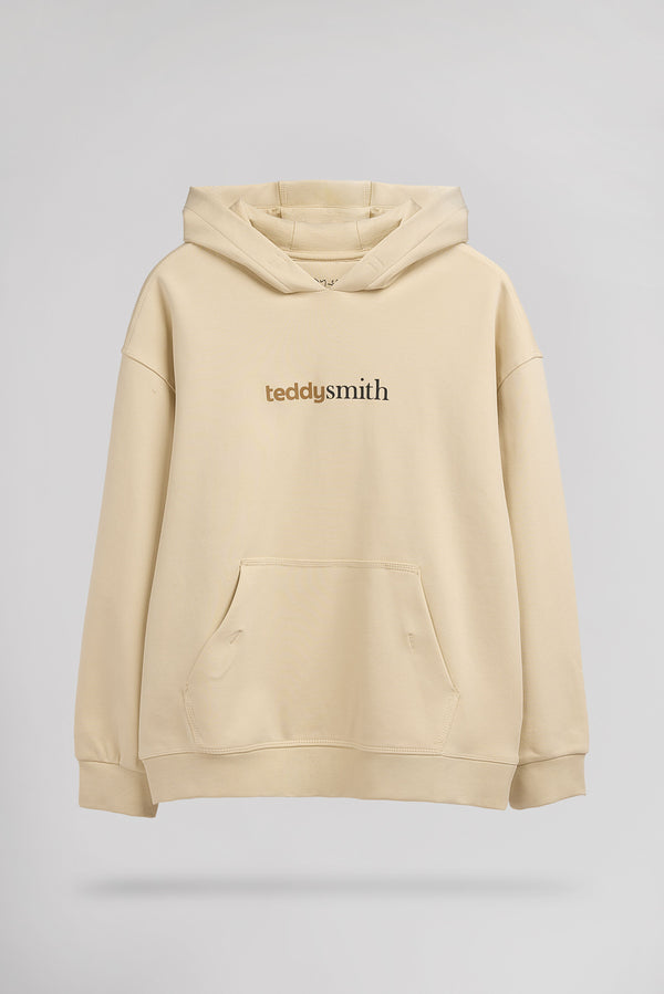 teddy smith Sweat S-LOU HOODY JR BEIGE CLAIR