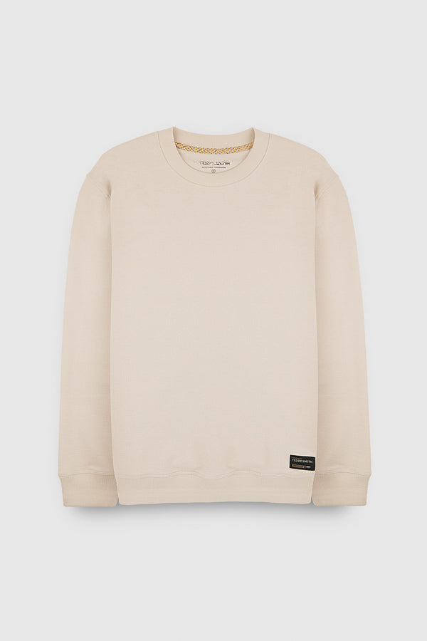 Teddy Smith Sweat S-MARSHALL RC CREAM