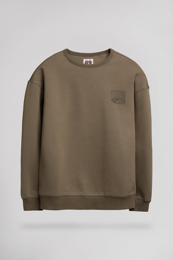 teddy smith Sweat S-WORLD RC JR TURBULENCE KAKI