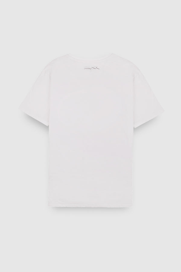 Teddy Smith T-shirt Col Rond T-TAHO BLANC