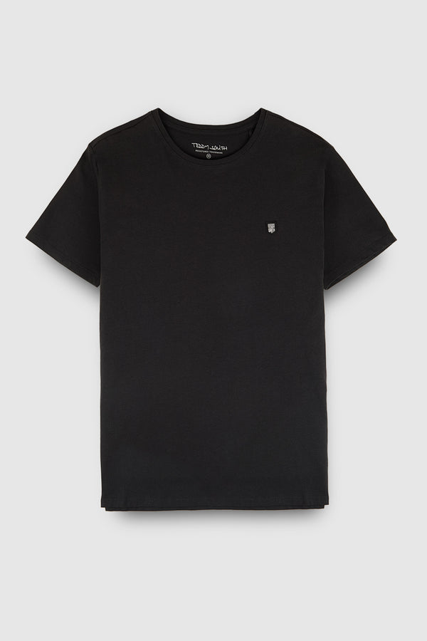 Teddy Smith T-shirt Col Rond T-TAHO CHARBON