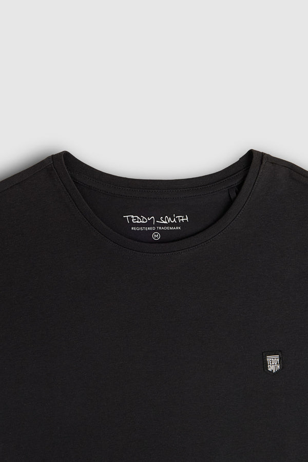 Teddy Smith T-shirt Col Rond T-TAHO CHARBON