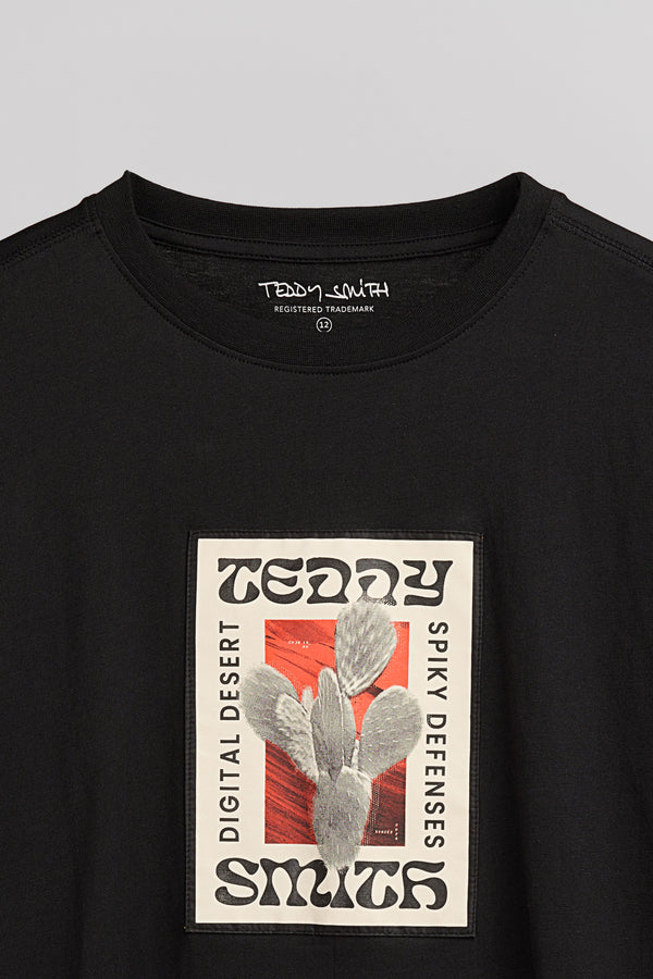 Teddy Smith T-shirt T-ADAM MC JR NOIR