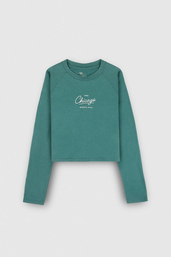 teddy smith T-shirt T-ANNA 2 ML JR OPALE