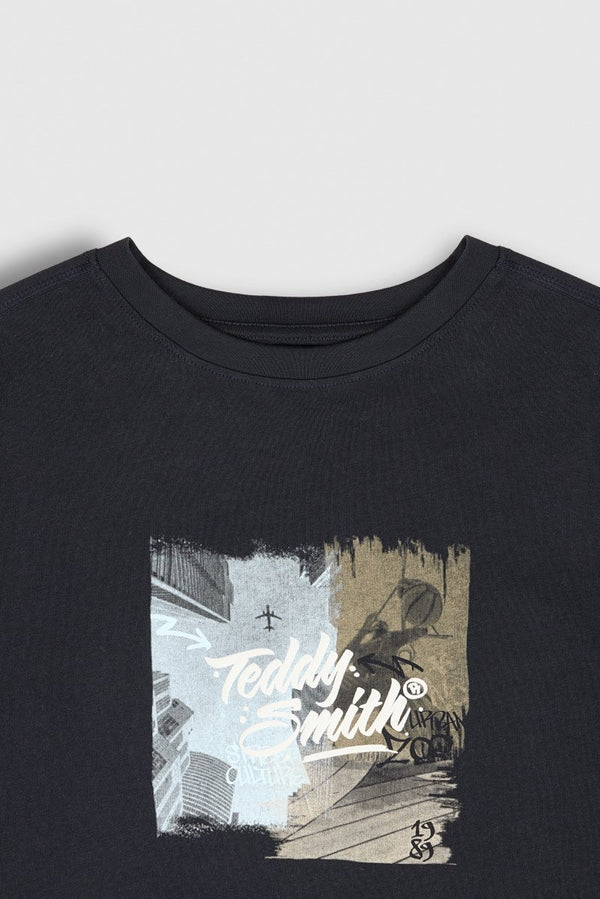 Teddy Smith T-shirt T-BOY MC JR DARK NAVY