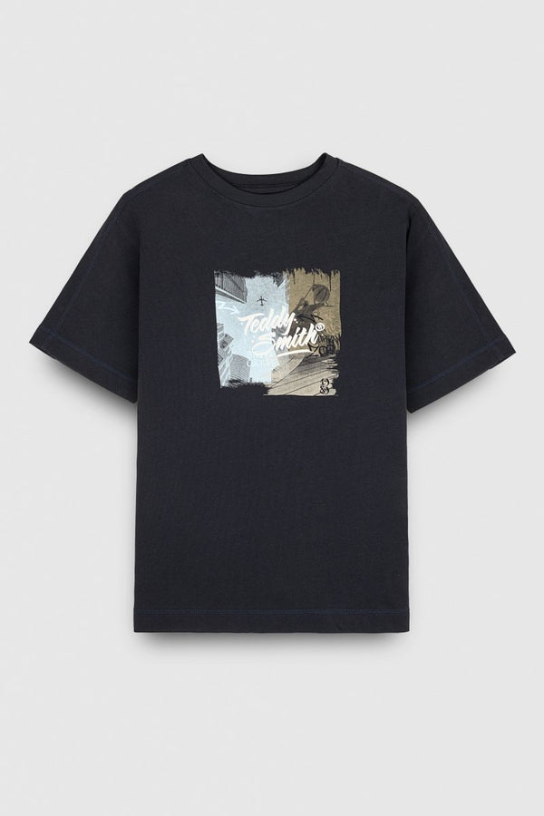 teddy smith T-shirt T-BOY MC JR DARK NAVY