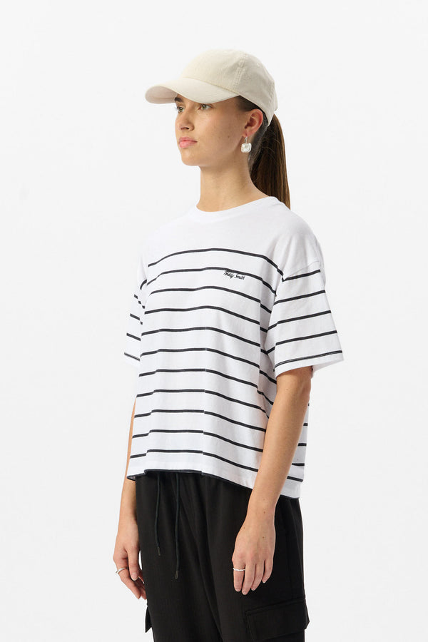 Teddy Smith T-shirt T-CARLA STRIPES DARK NAVY
