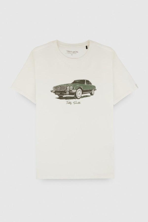 Teddy Smith T-shirt T-CARS MC MIDDLE WHITE 1