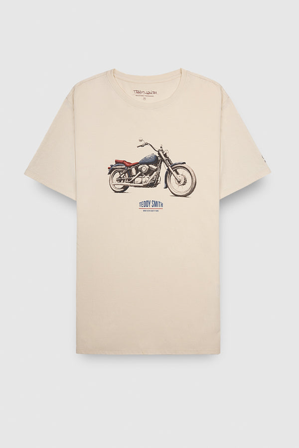 Teddy Smith T-shirt T-CARSO MC CREAM