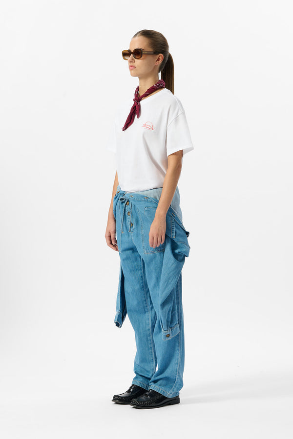 Teddy Smith T-shirt T-CLUB MC BLANC