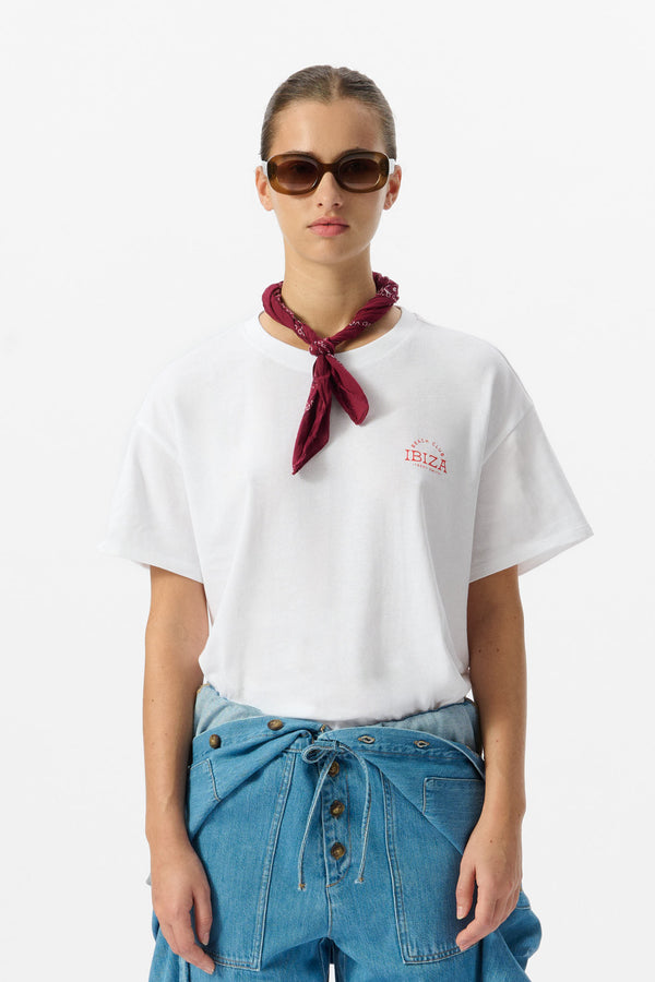 teddy smith T-shirt T-CLUB MC BLANC