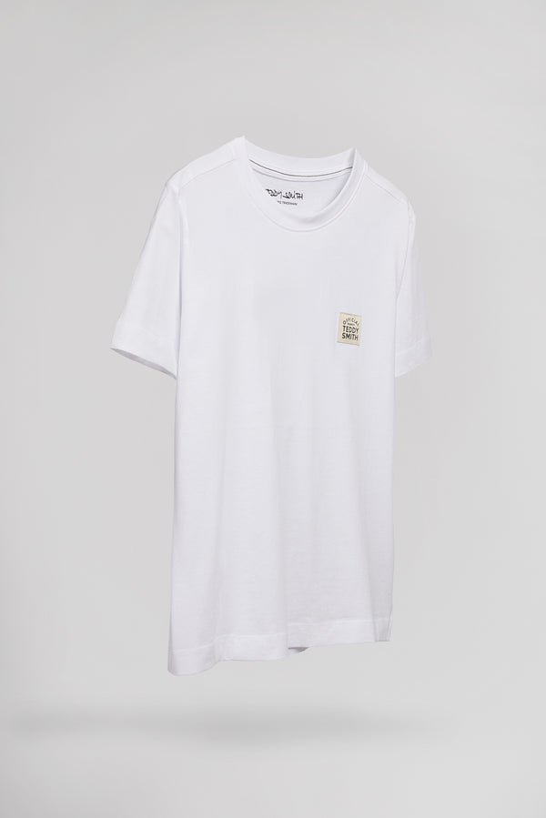 Teddy Smith T-shirt T-DYE MC JR BLANC