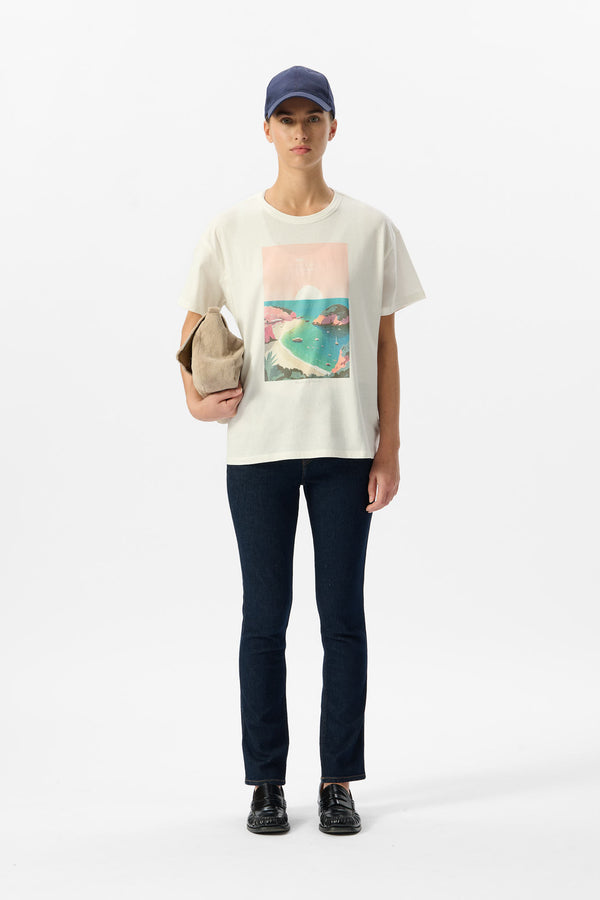 Teddy Smith T-shirt T-ETERNAL MC MIDDLE WHITE