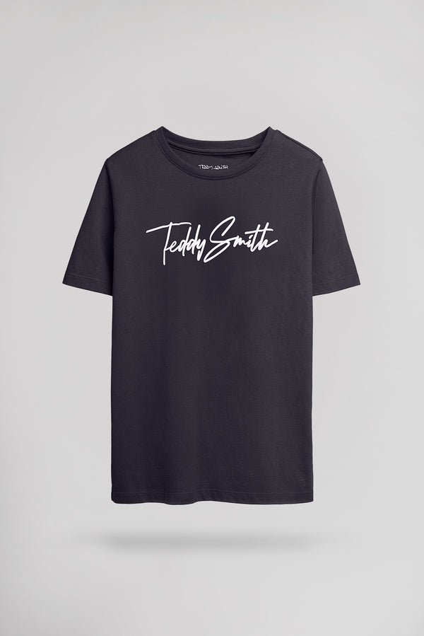teddy smith T-shirt T-EVAN MC JR DARK NAVY