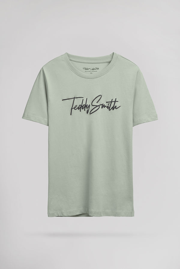 teddy smith T-shirt T-EVAN MC JR ICEBERG GREEN