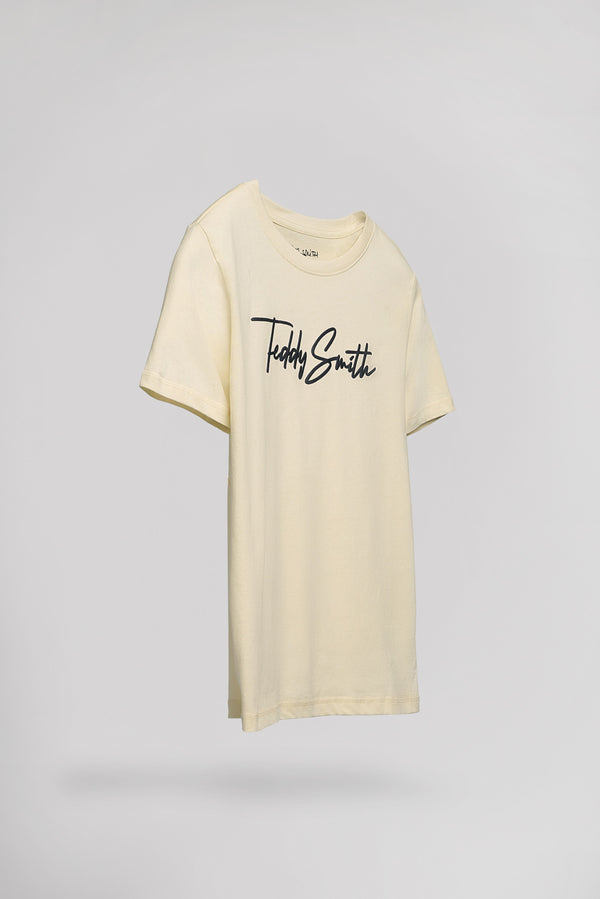 Teddy Smith T-shirt T-EVAN MC JR PASTEL YELLOW